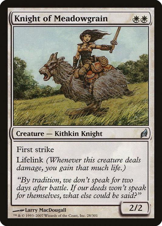 Knight of Meadowgrain [Lorwyn] [Foil]