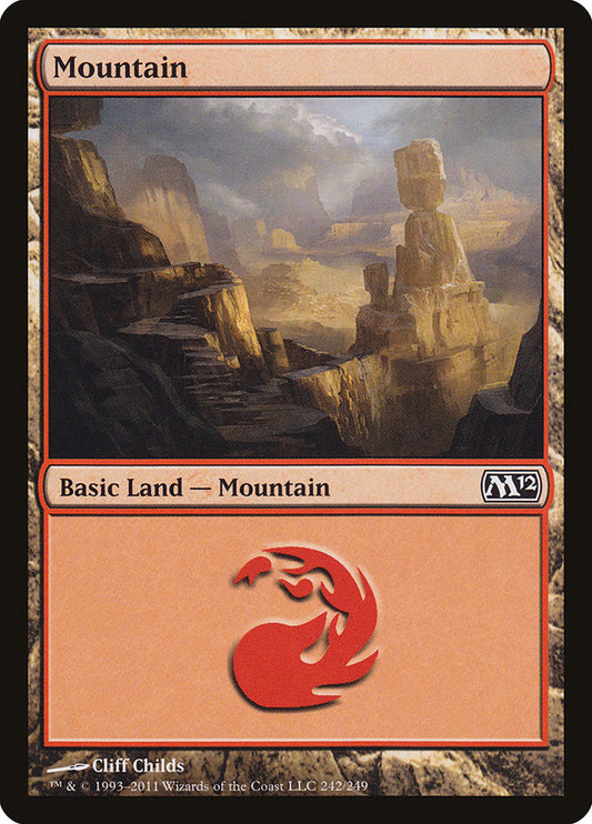 Mountain (242) [Core Set 2012] [Foil]