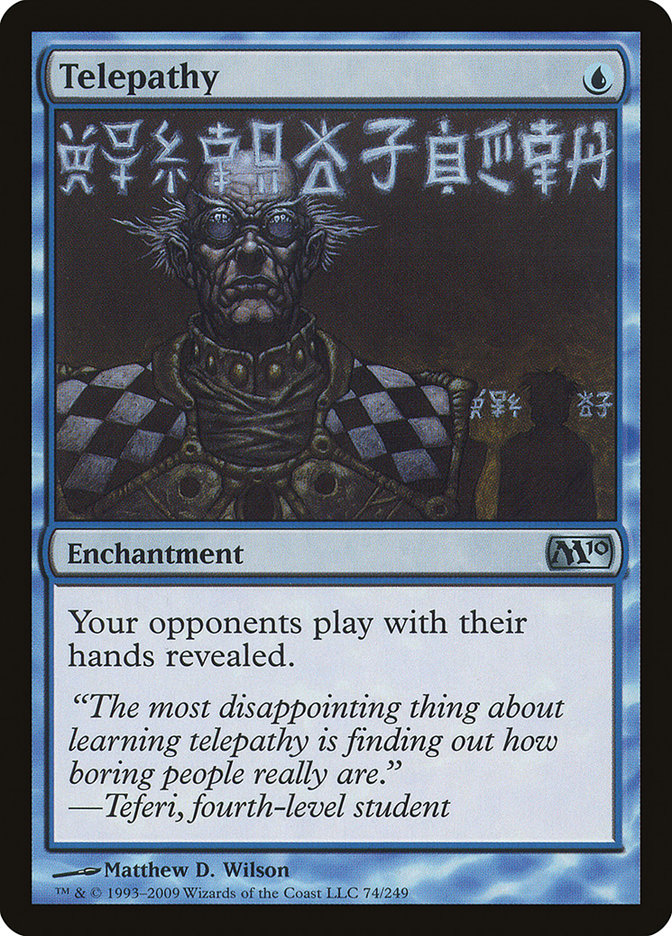Telepathy [Core Set 2010] [Foil]