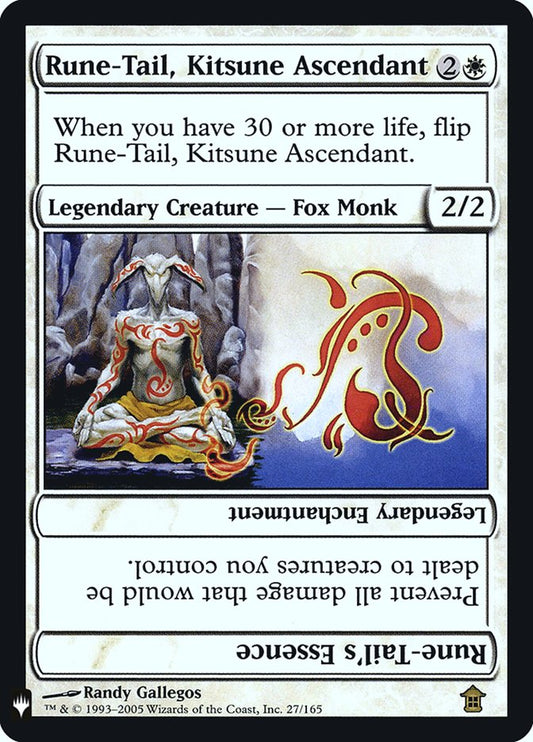 Rune-Tail, Kitsune Ascendant // Rune-Tail's Essence [Mystery Booster] [Foil]