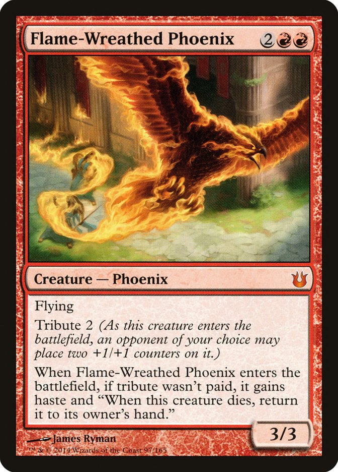 Flame-Wreathed Phoenix [Born of the Gods] [Foil]