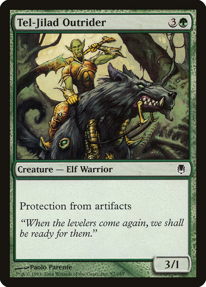 Tel-Jilad Outrider [Darksteel] [Foil]
