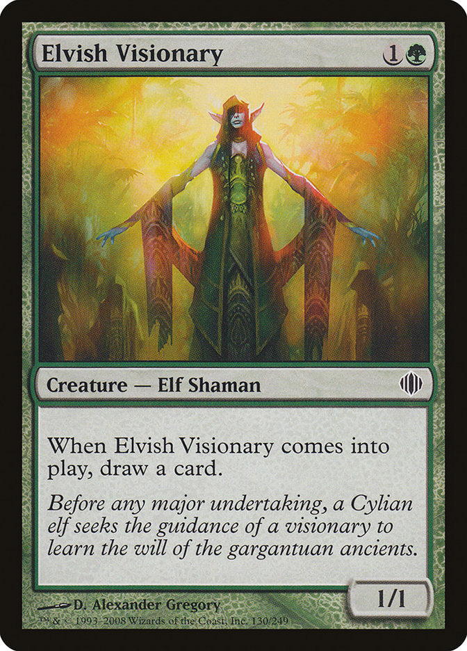 Elvish Visionary [Shards of Alara] [Foil]
