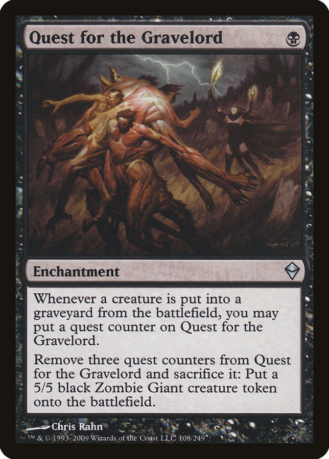 Quest for the Gravelord [Zendikar] [Foil]