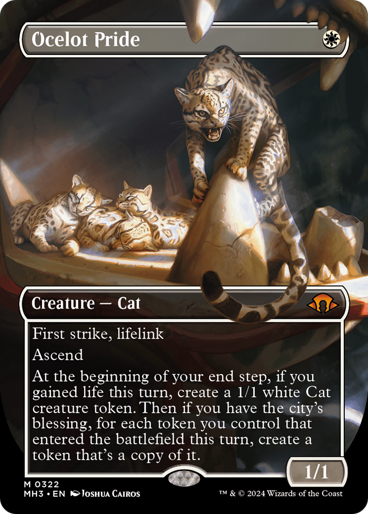 Ocelot Pride (Borderless) [Modern Horizons 3] [Foil]