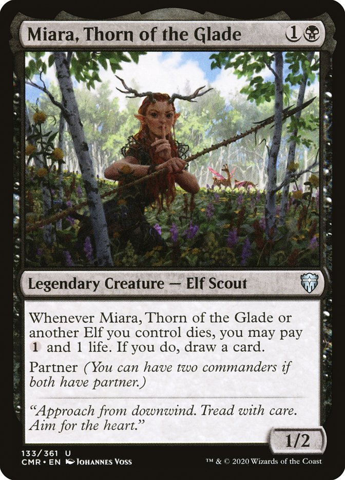 Miara, Thorn of the Glade [Commander Legends] [Foil]