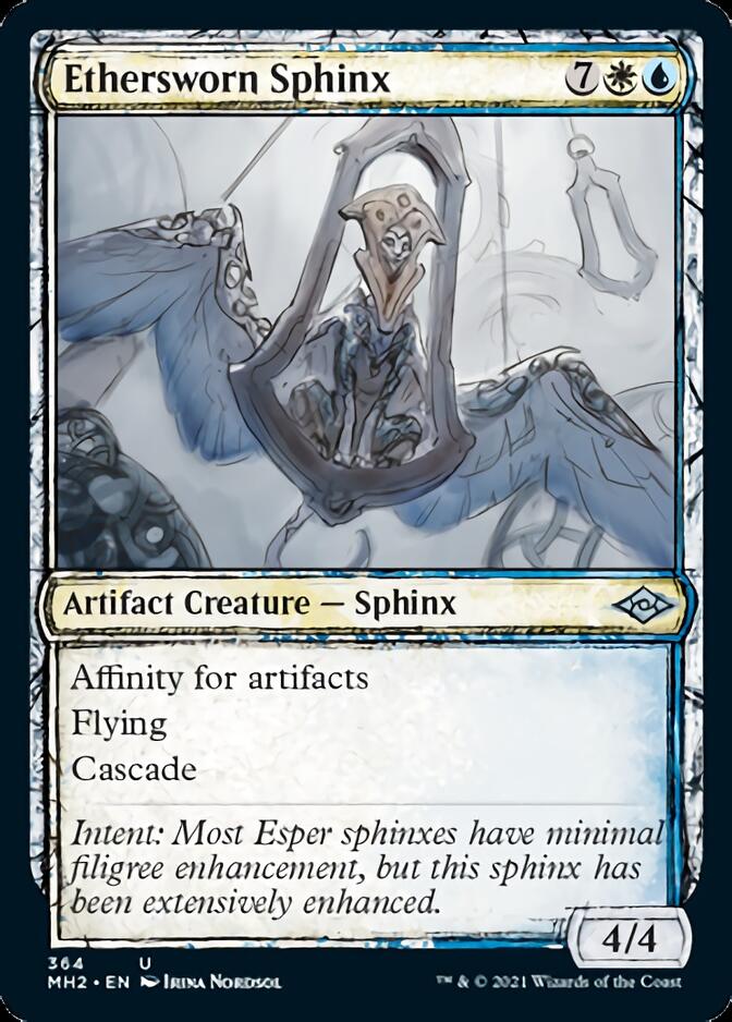 Ethersworn Sphinx (Sketch) [Modern Horizons 2] [Foil]