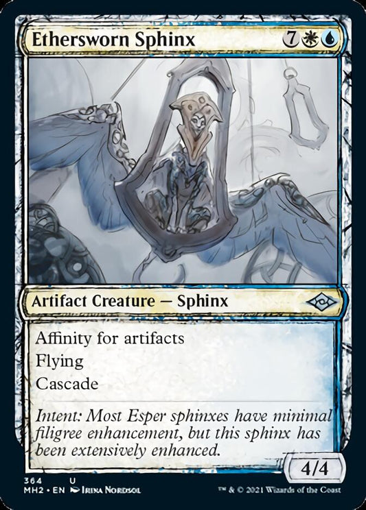 Ethersworn Sphinx (Sketch) [Modern Horizons 2] [Foil]
