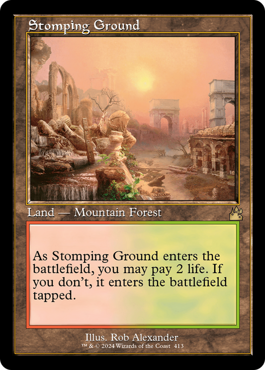 Stomping Ground (Retro) [Ravnica Remastered] [Foil]