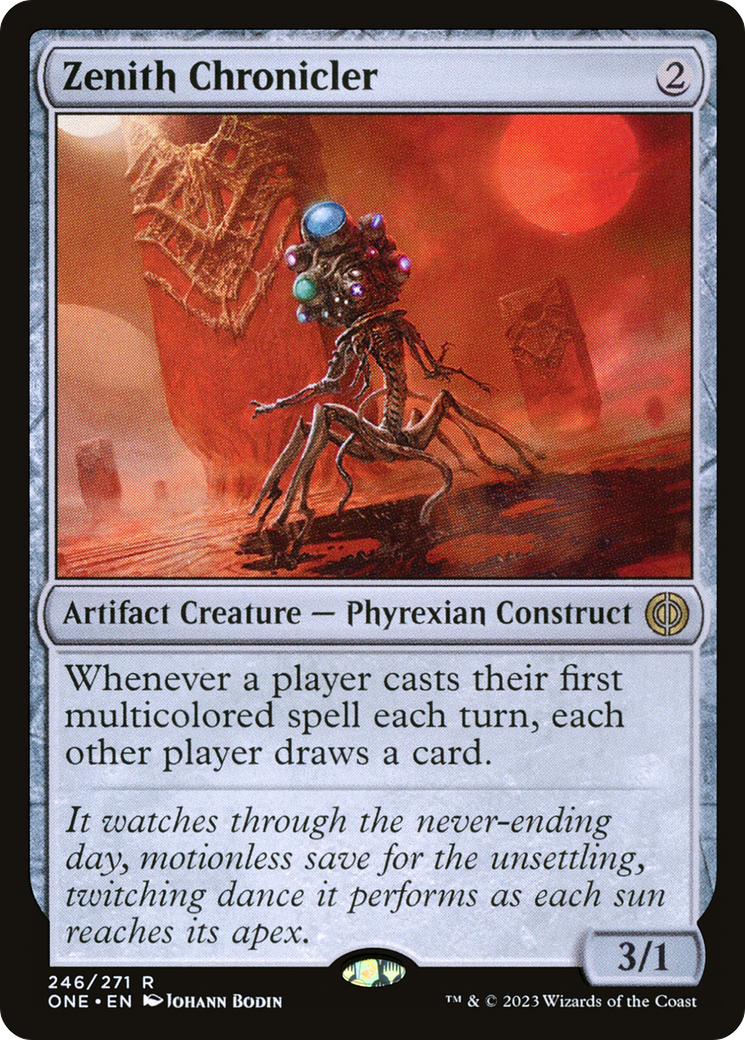 Zenith Chronicler [Phyrexia: All Will Be One] [Foil]