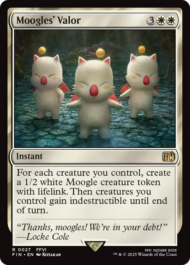 Moogles' Valor [FINAL FANTASY] [Foil]
