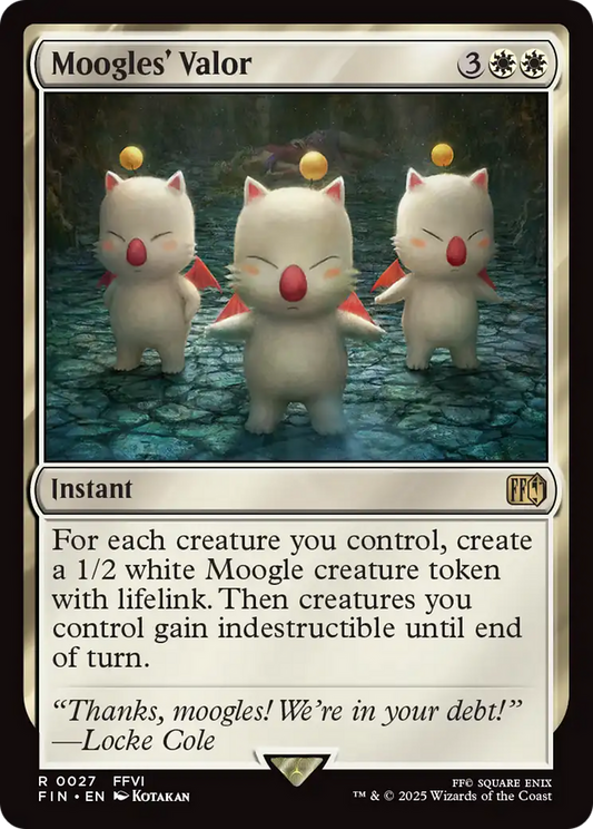 Moogles' Valor [FINAL FANTASY] [Foil]