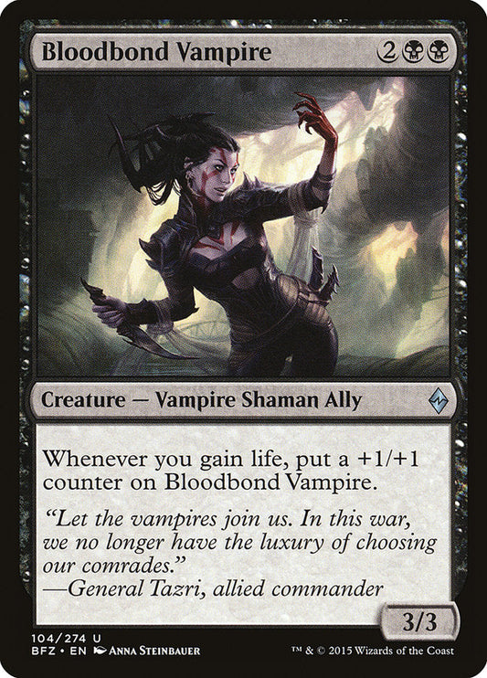 Bloodbond Vampire [Battle for Zendikar] [Foil]