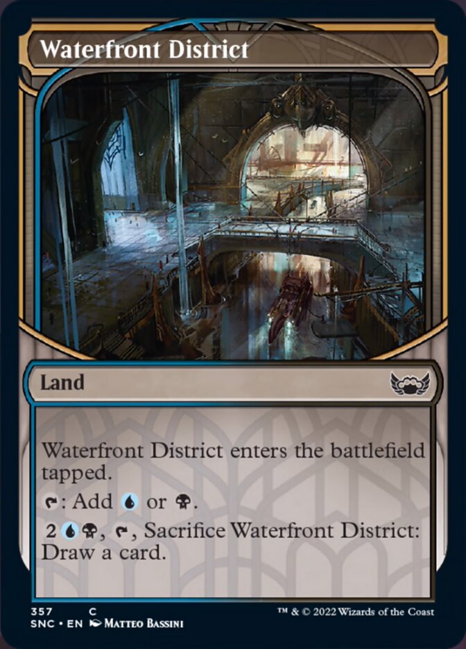 Waterfront District (Showcase Skyscraper) [Streets of New Capenna] [Foil]