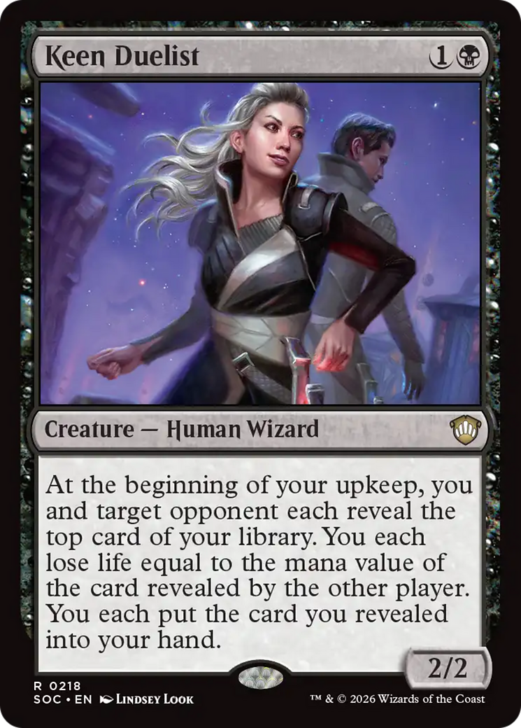 Keen Duelist [Secrets of Strixhaven Commander] [Foil]