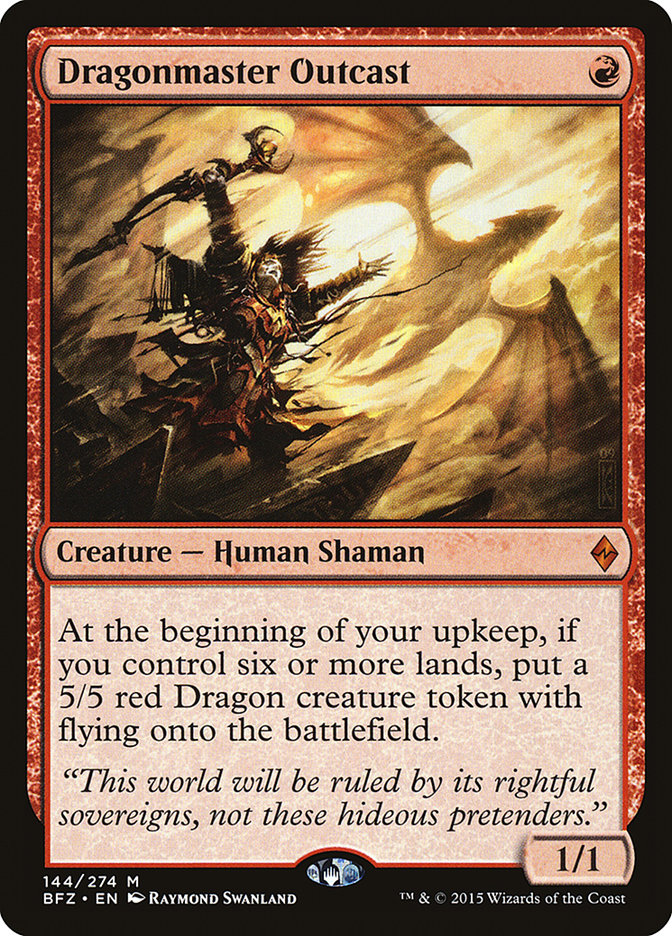 Dragonmaster Outcast [Battle for Zendikar] [Foil]
