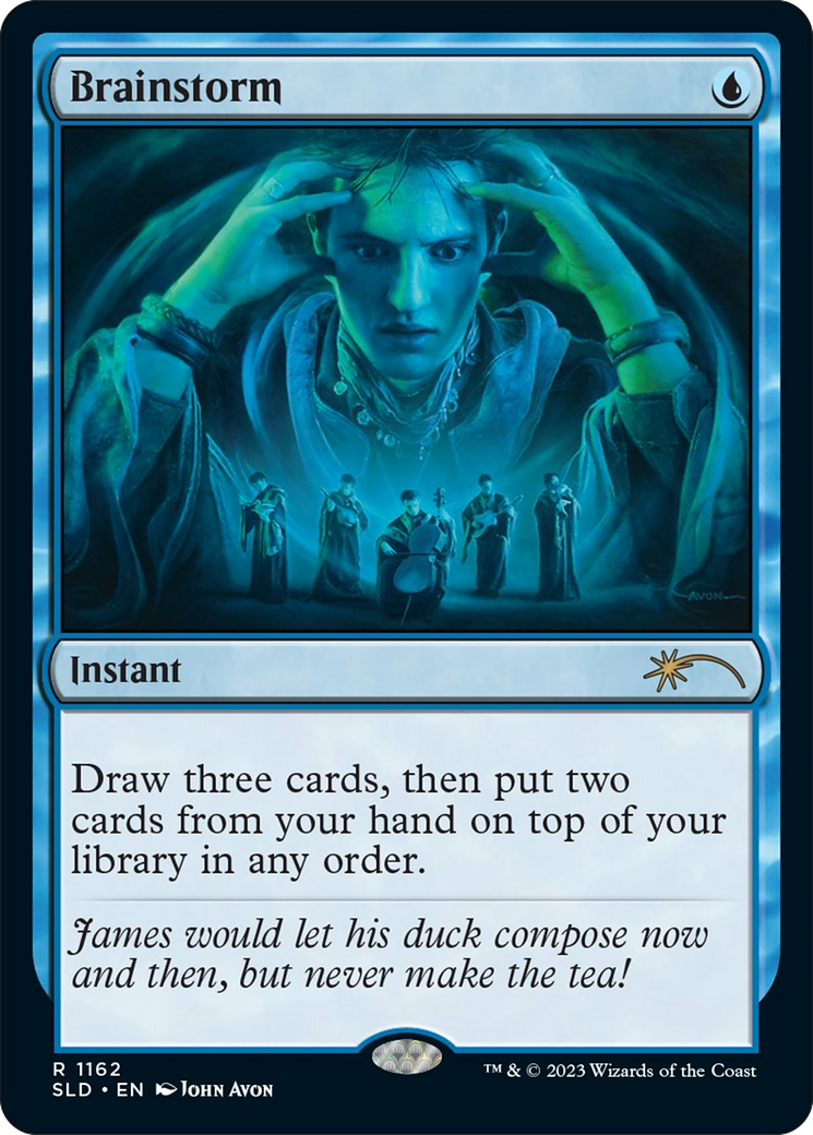 Brainstorm (1162) [Secret Lair Drop Series] [Foil]