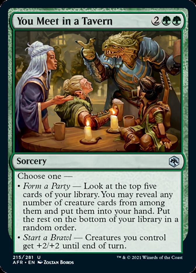 You Meet in a Tavern [Dungeons & Dragons: Adventures in the Forgotten Realms] [Foil]
