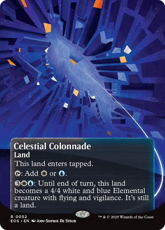 Celestial Colonnade (0052) (Borderless) [Edge of Eternities: Stellar Sights] [Foil]