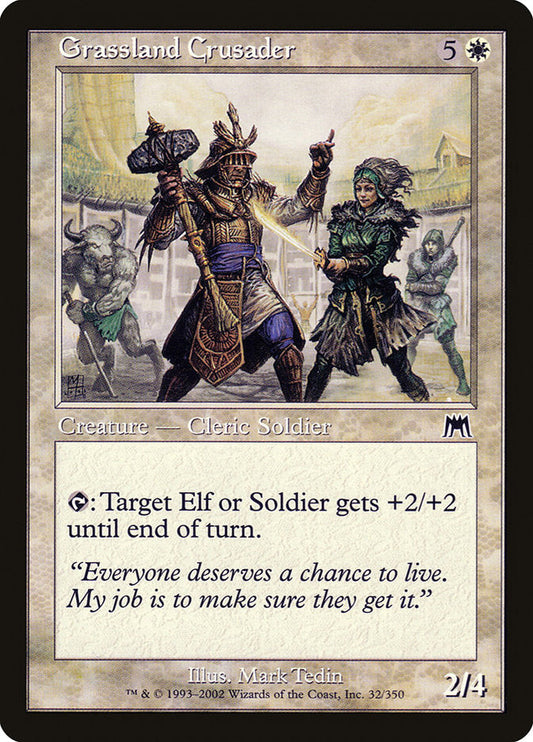 Grassland Crusader [Onslaught] [Foil]