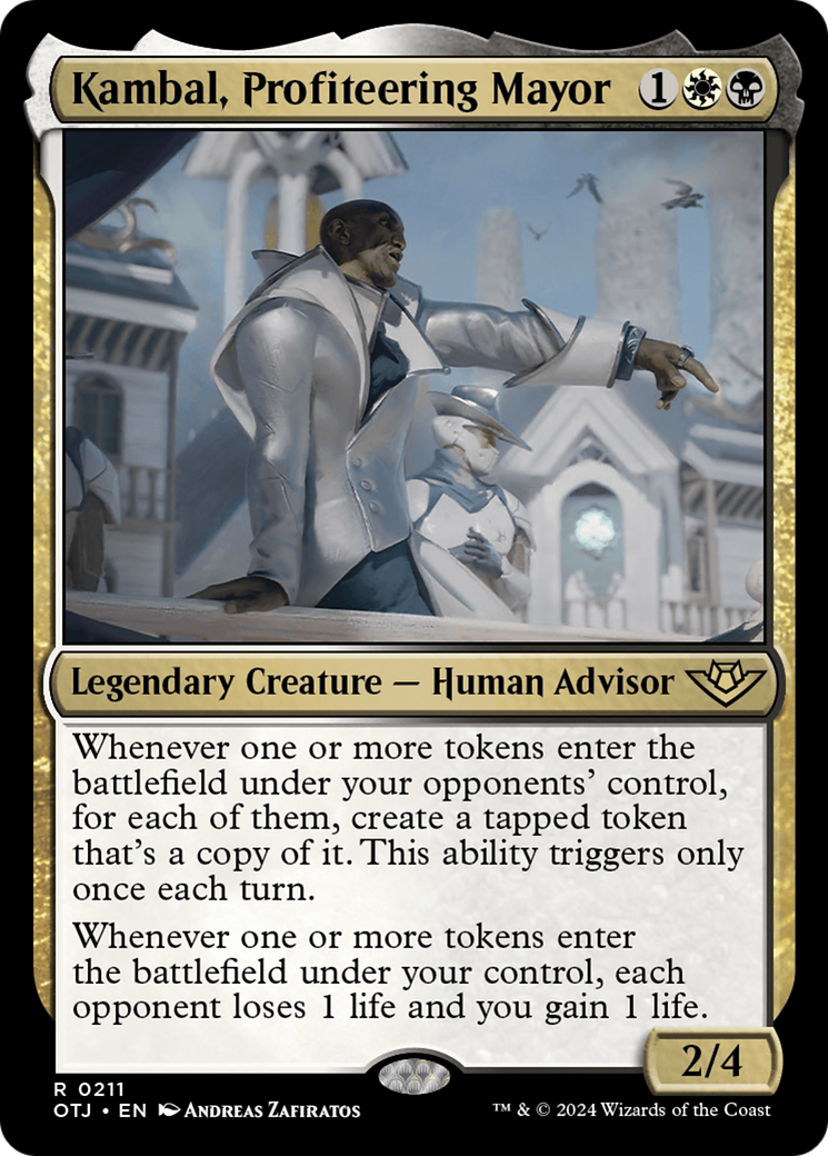 Kambal, Profiteering Mayor [Outlaws of Thunder Junction] [Foil]