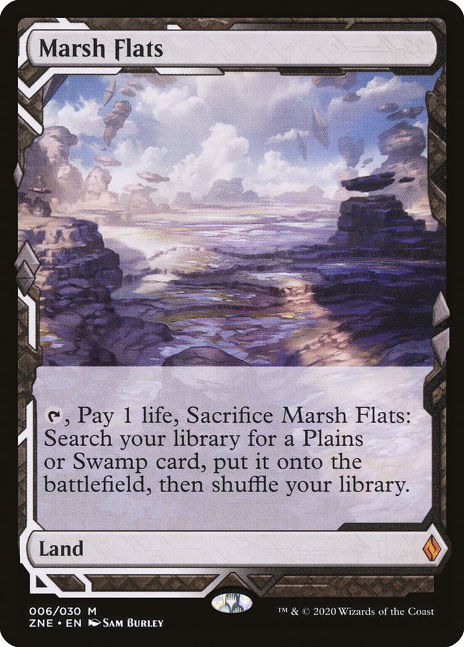 Marsh Flats (Expeditions) [Zendikar Rising Expeditions] [Foil]