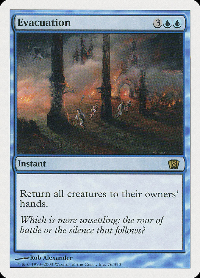 Evacuation [Eighth Edition] [Foil]