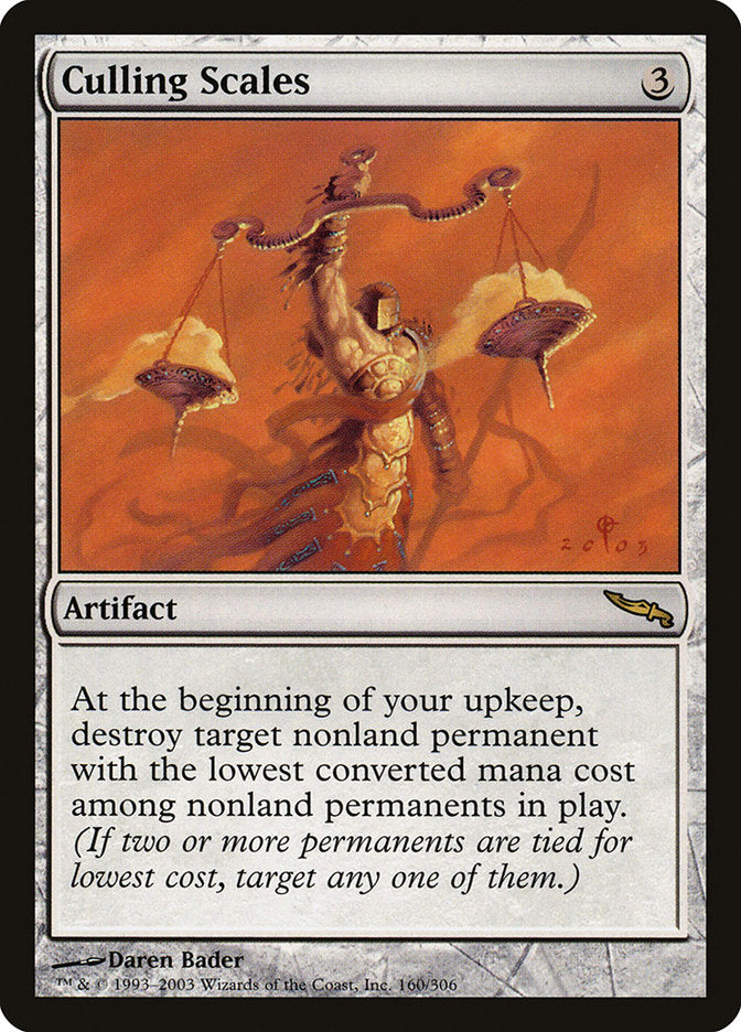 Culling Scales [Mirrodin] [Foil]
