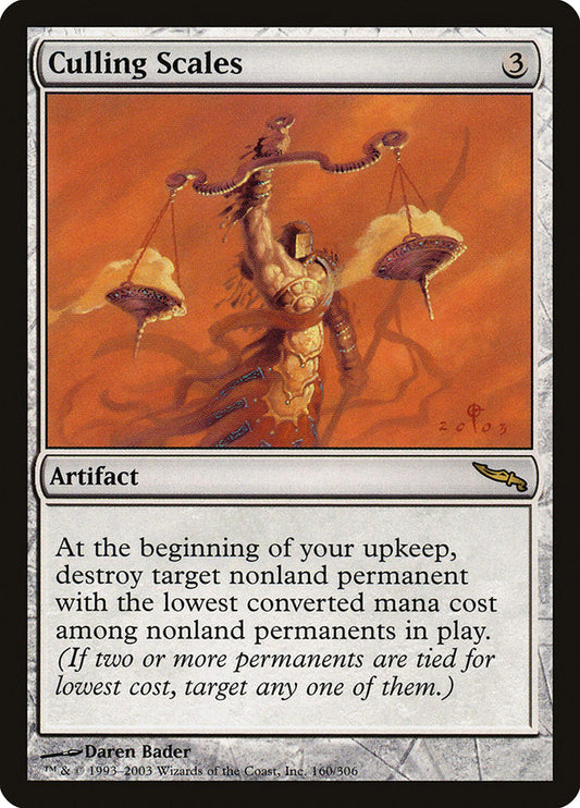 Culling Scales [Mirrodin] [Foil]