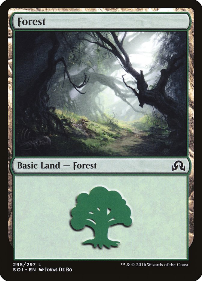 Forest (295) [Shadows over Innistrad] [Foil]