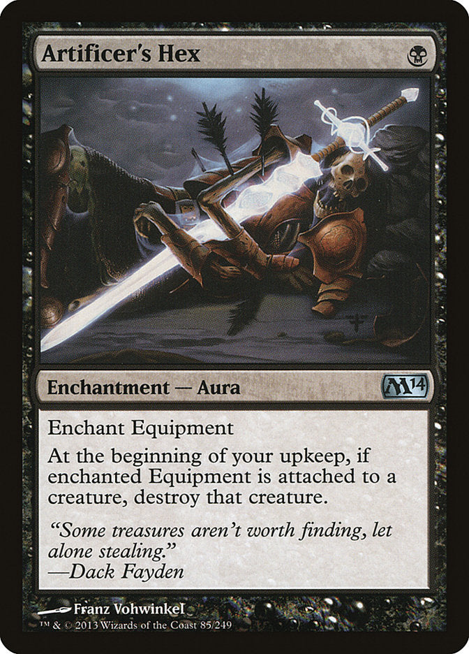 Artificer's Hex [Core Set 2014] [Foil]