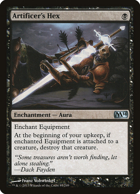 Artificer's Hex [Core Set 2014] [Foil]