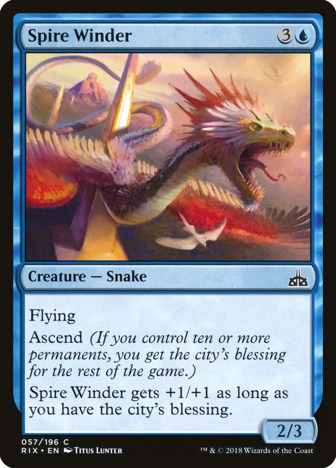 Spire Winder [Rivals of Ixalan] [Foil]