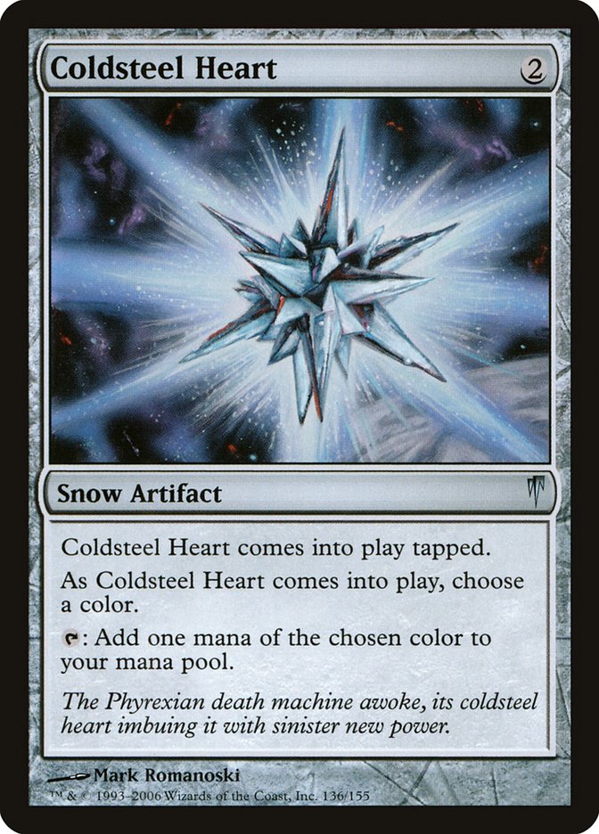 Coldsteel Heart [Coldsnap] [Foil]