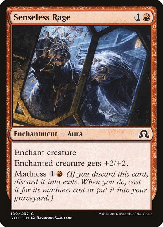 Senseless Rage [Shadows over Innistrad] [Foil]