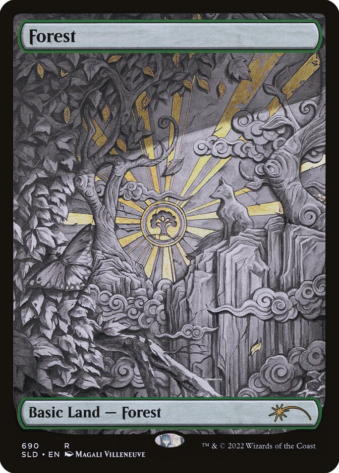 Forest (690) (Sketch) [Secret Lair Drop Promos] [Foil]