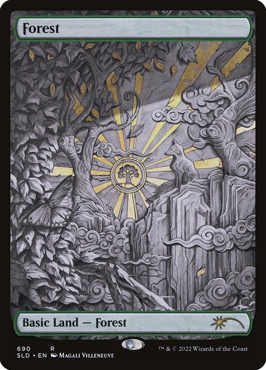 Forest (690) (Sketch) [Secret Lair Drop Promos] [Foil]