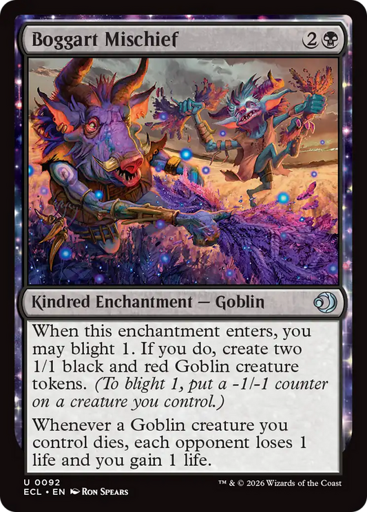 Boggart Mischief [Lorwyn Eclipsed] [Foil]