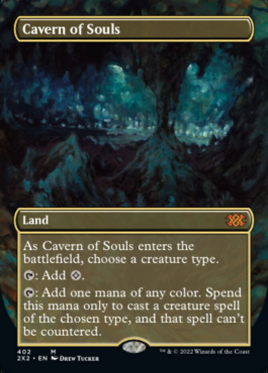 Cavern of Souls (Borderless Alternate Art) [Double Masters 2022] [Foil]