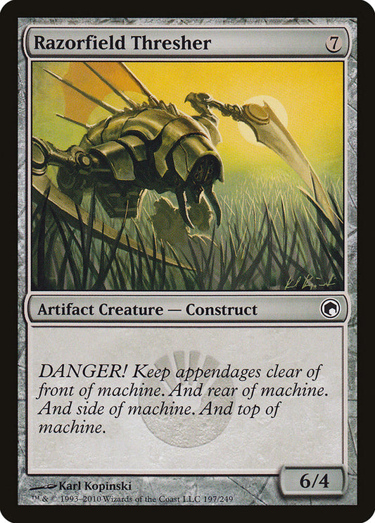 Razorfield Thresher [Scars of Mirrodin] [Foil]