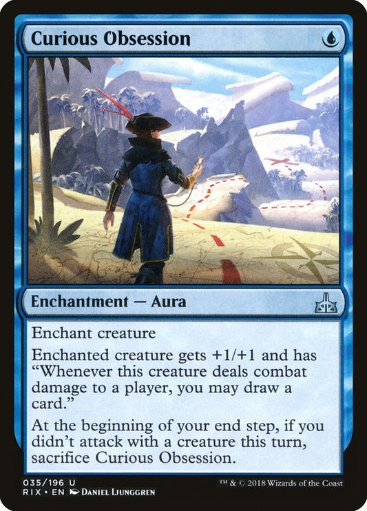 Curious Obsession [Rivals of Ixalan] [Foil]
