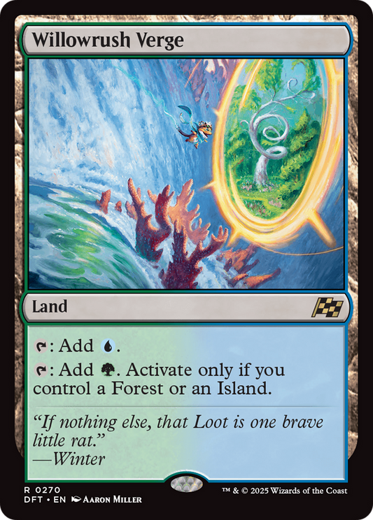 Willowrush Verge [Aetherdrift] [Foil]