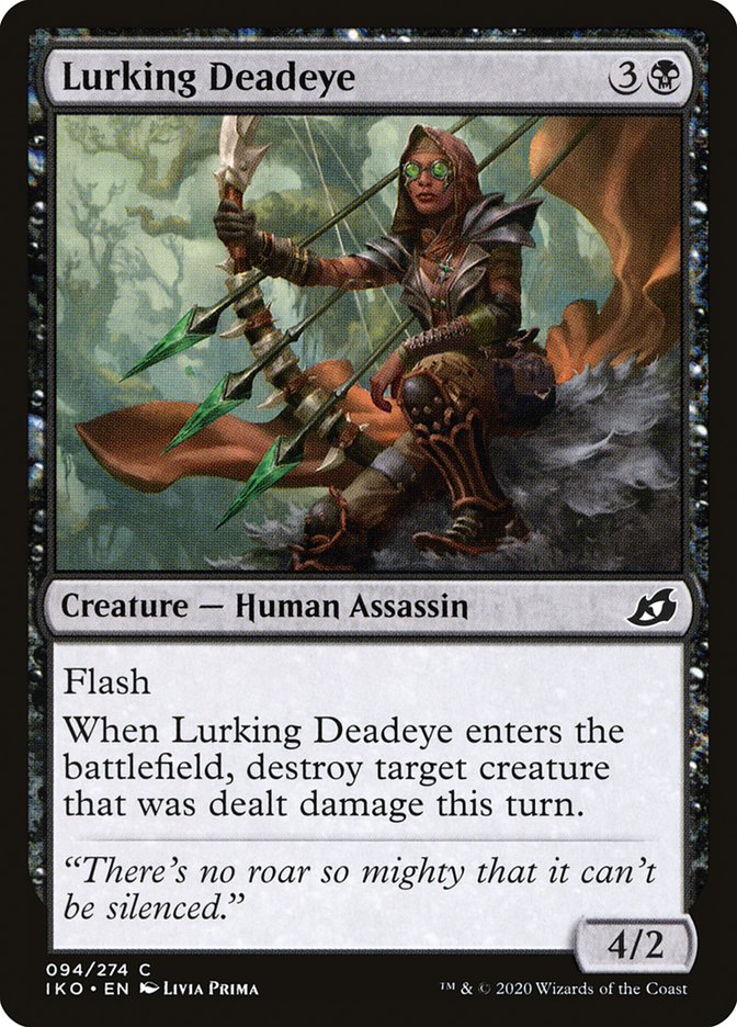 Lurking Deadeye [Ikoria: Lair of Behemoths] [Foil]