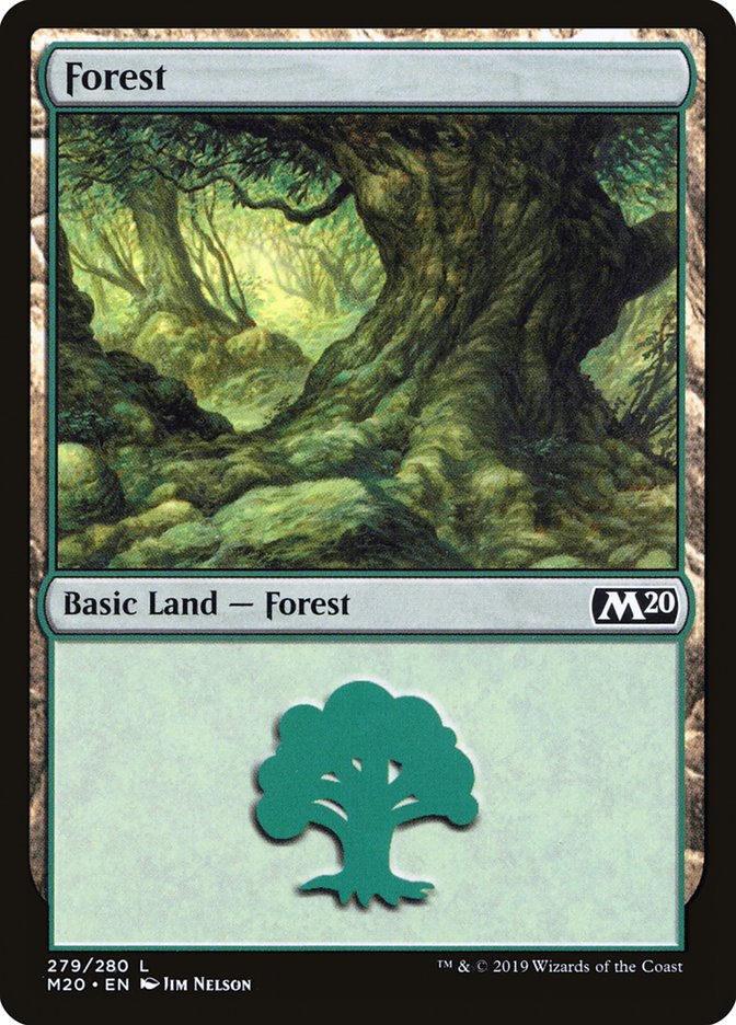 Forest (279) [Core Set 2020] [Foil]