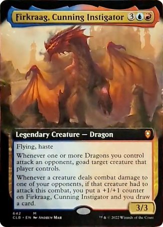 Firkraag, Cunning Instigator (Extended Art) [Commander Legends: Battle for Baldur's Gate] [Foil]