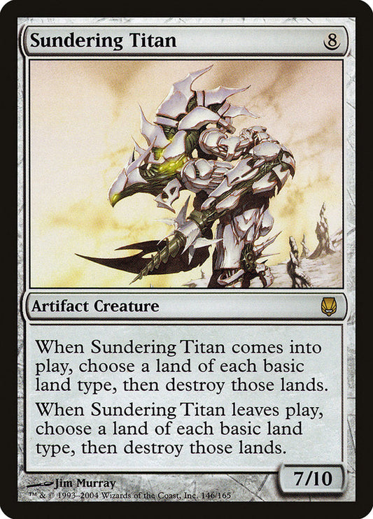 Sundering Titan [Darksteel] [Foil]