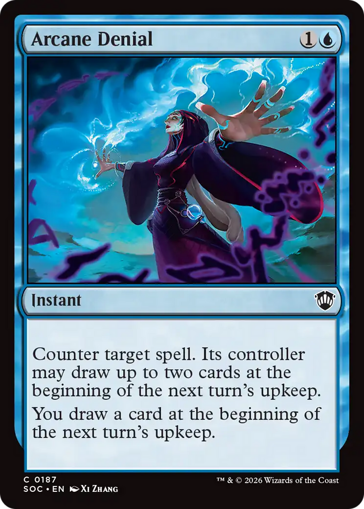 Arcane Denial [Secrets of Strixhaven Commander] [Foil]