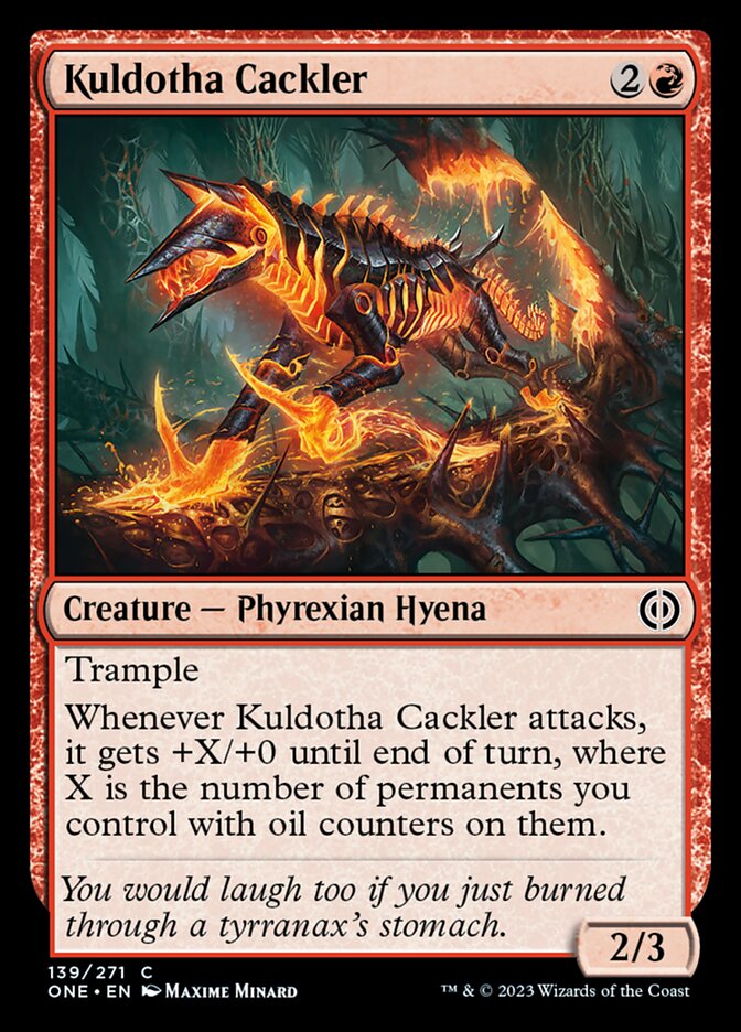 Kuldotha Cackler [Phyrexia: All Will Be One] [Foil]
