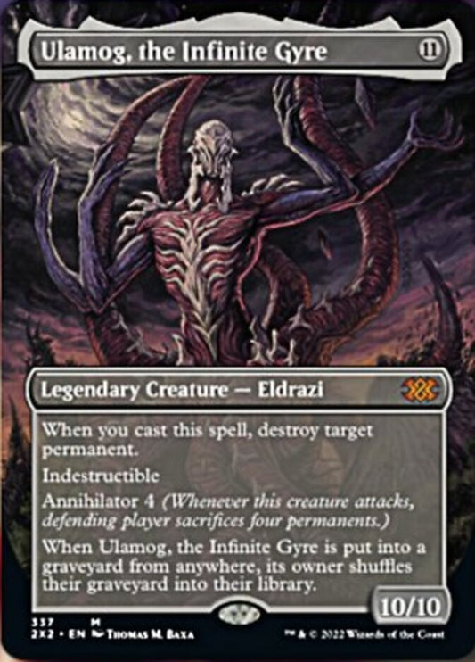 Ulamog, the Infinite Gyre (Borderless Alternate Art) [Double Masters 2022] [Foil]