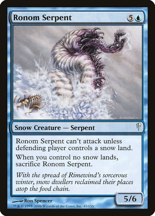Ronom Serpent [Coldsnap] [Foil]